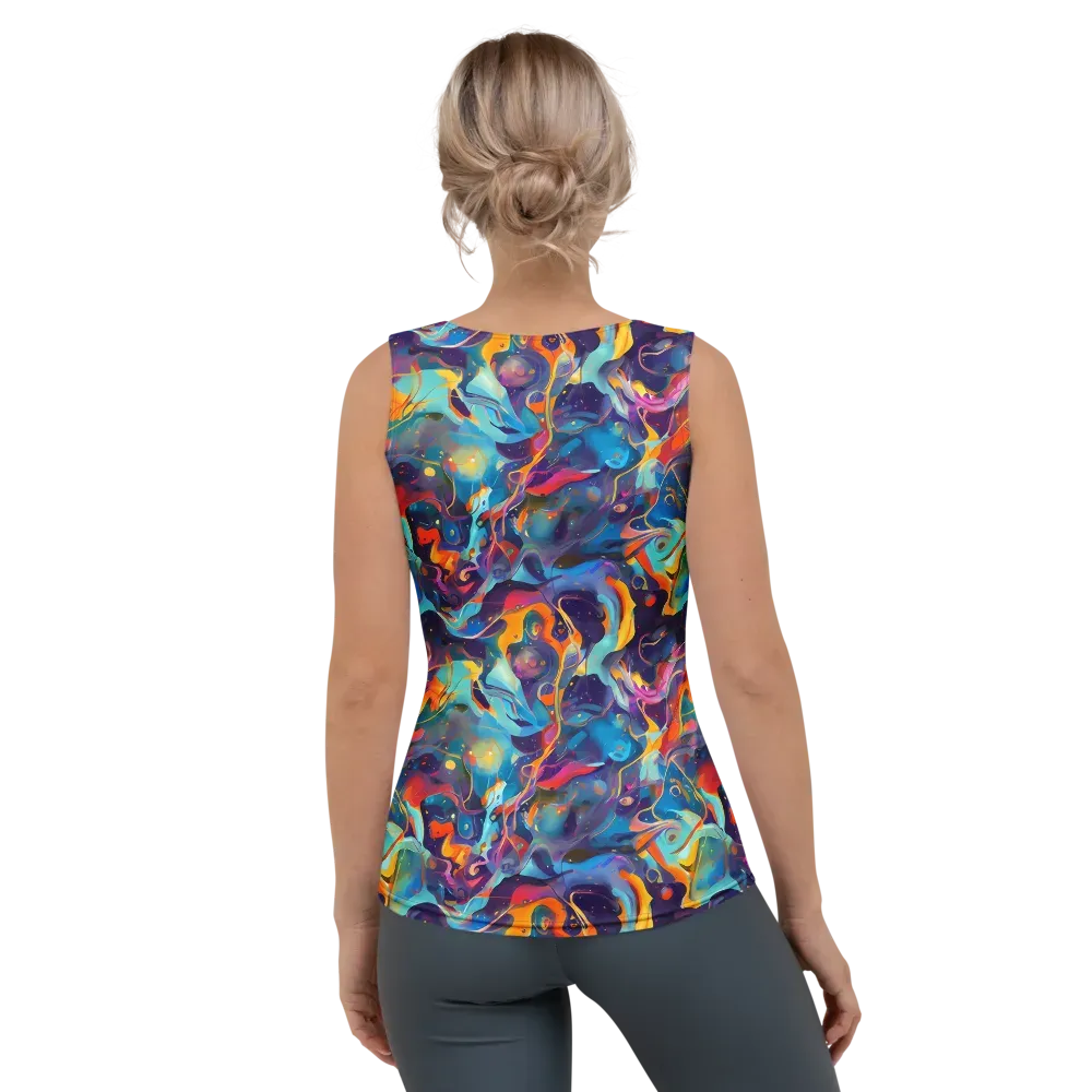 Whimsical Fusion on Women's Tank Top — Back