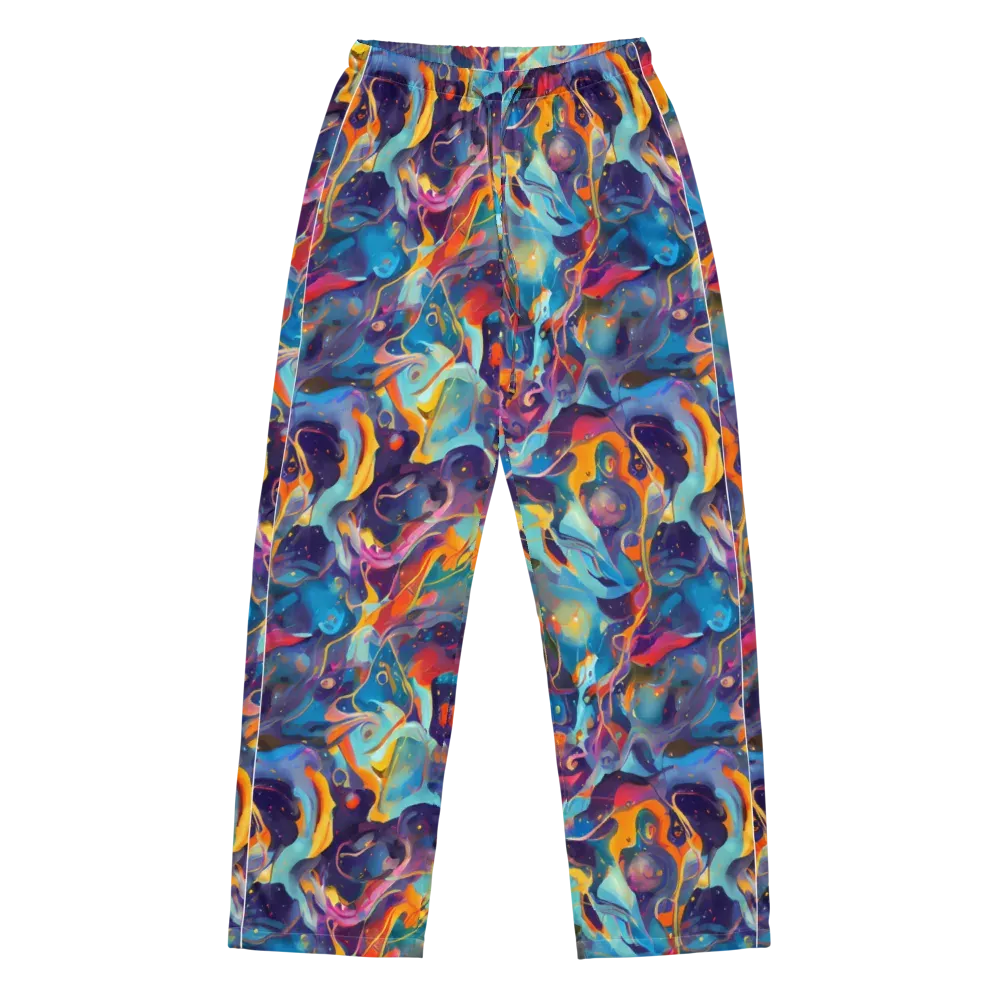 Whimsical Fusion on Women's Pajama Pants — Front