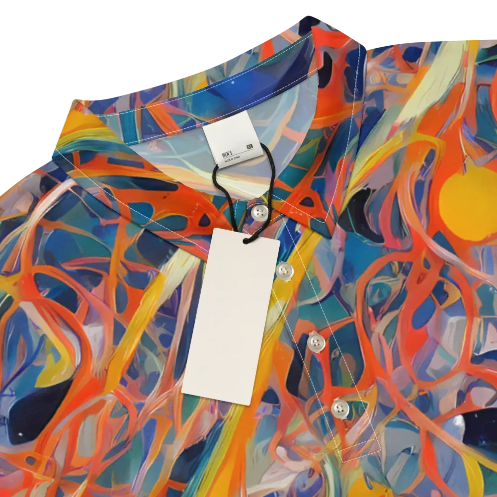Vivid Tangle on Men's Slim Fit Polo Shirt — Product details