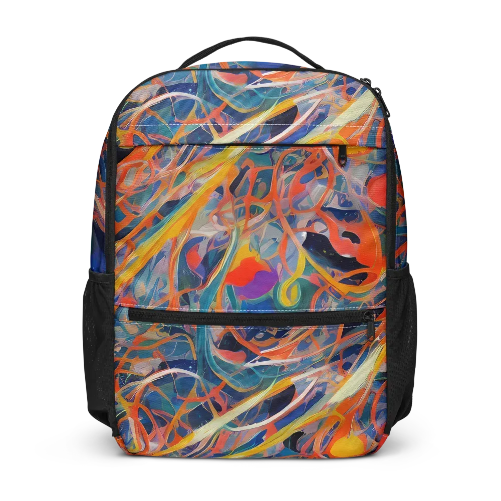Vivid Tangle on Utility Backpack — Front