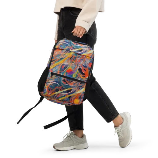 Vivid Tangle on a Utility Backpack