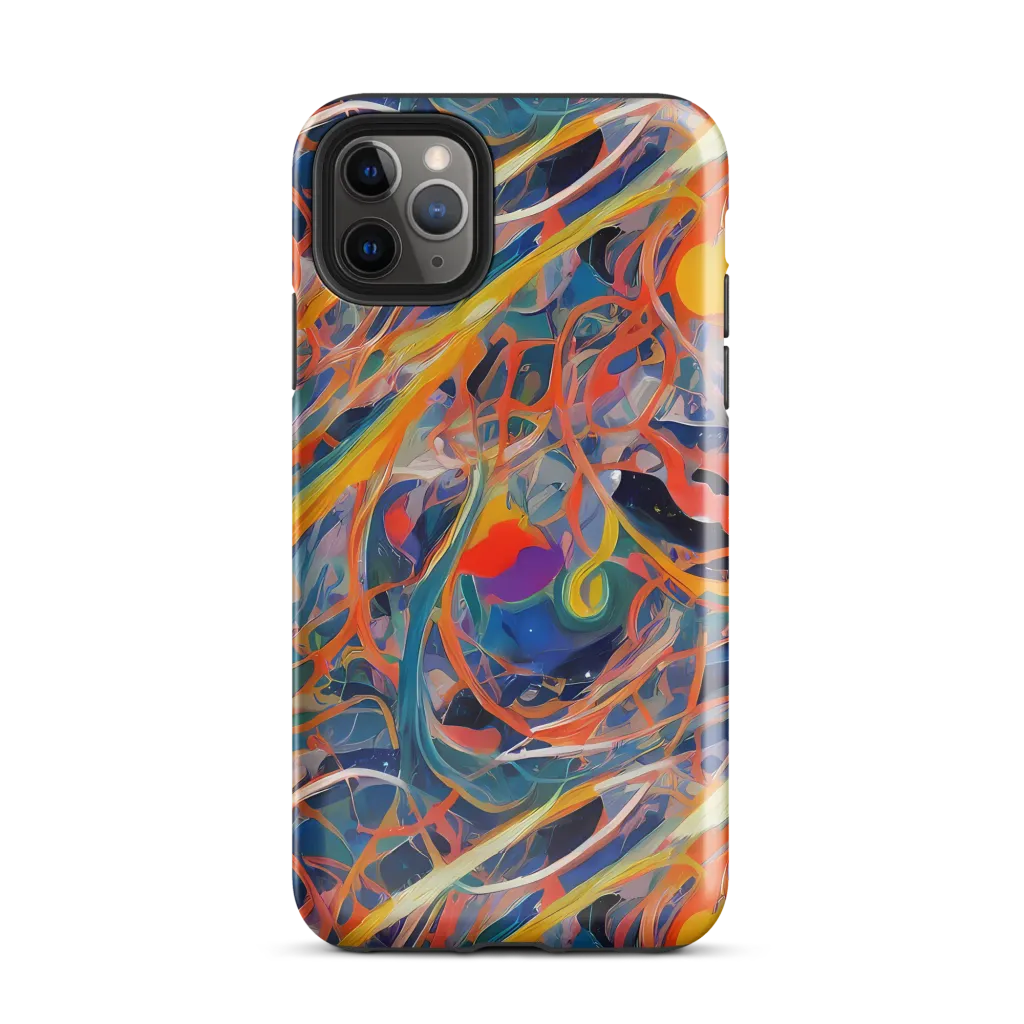 Vivid Tangle on Tough Case for iPhone® — Front
