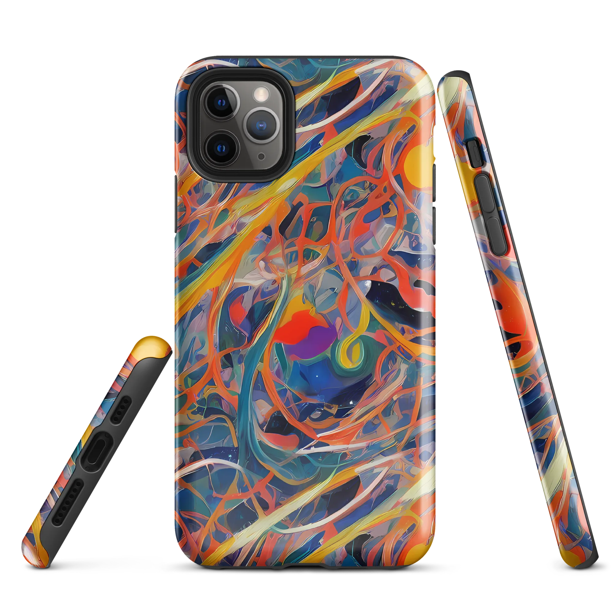 Vivid Tangle on Tough Case for iPhone® — Front