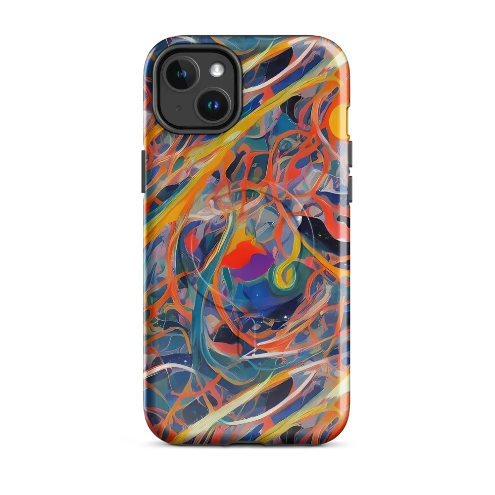 Vivid Tangle on MagSafe Tough Case for iPhone® — Front
