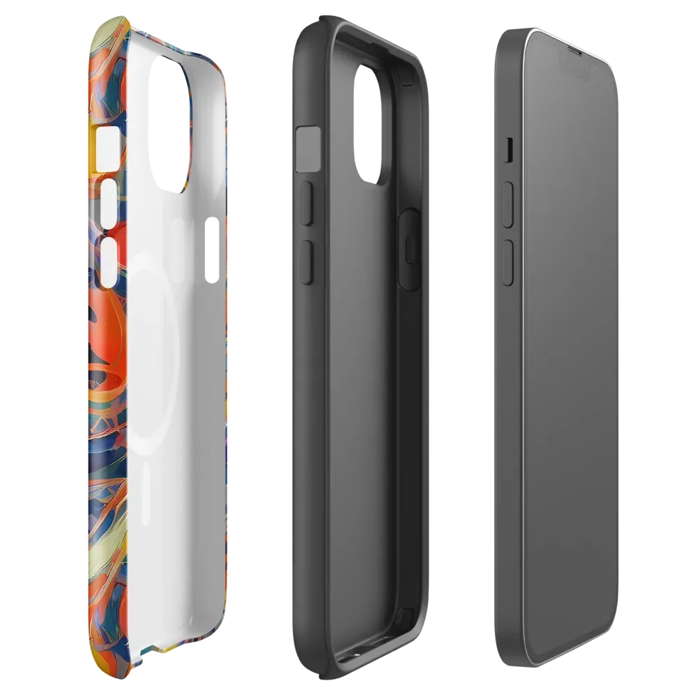 Vivid Tangle on MagSafe Tough Case for iPhone® — Front