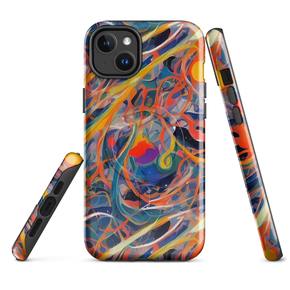 Vivid Tangle on MagSafe Tough Case for iPhone® — Front