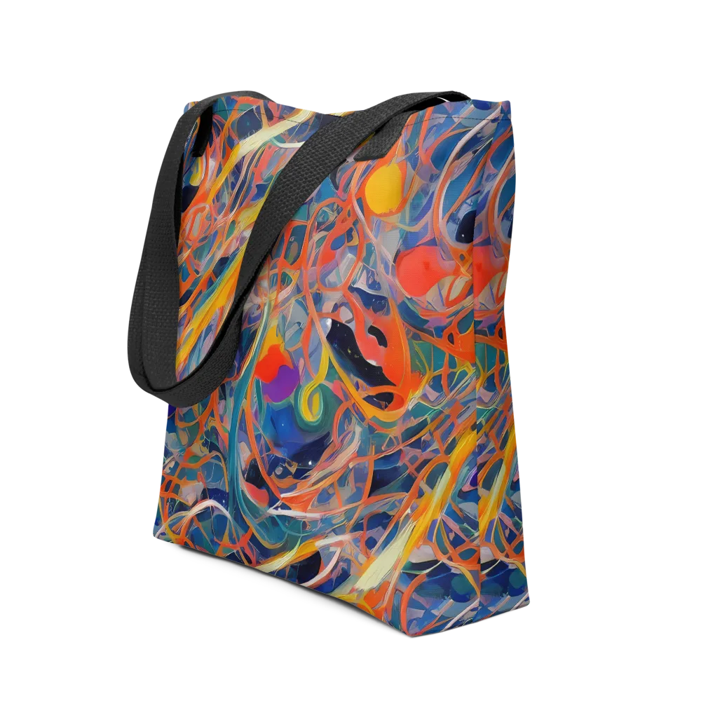 Vivid Tangle on Tote Bag — Front