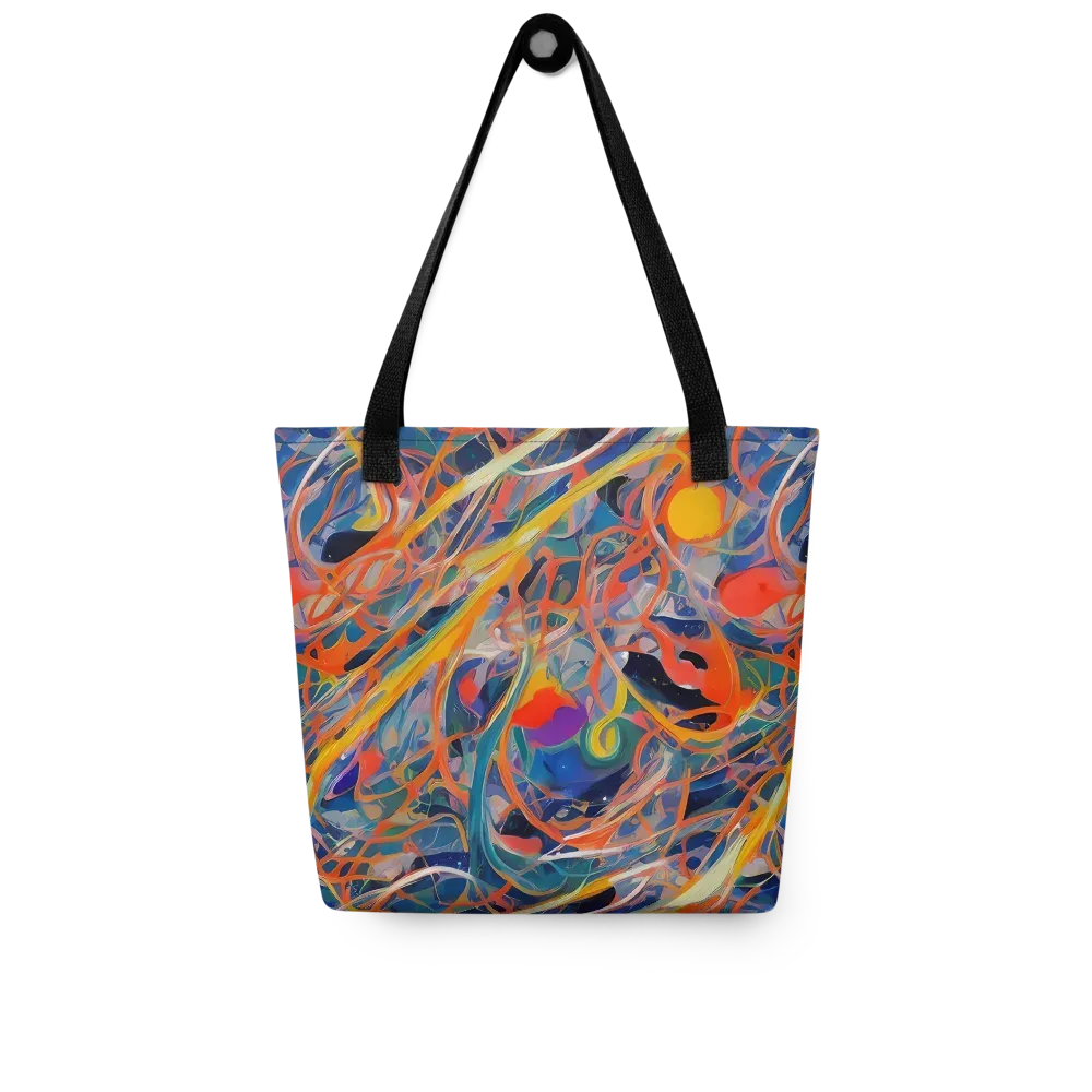 Vivid Tangle on Tote Bag — Front