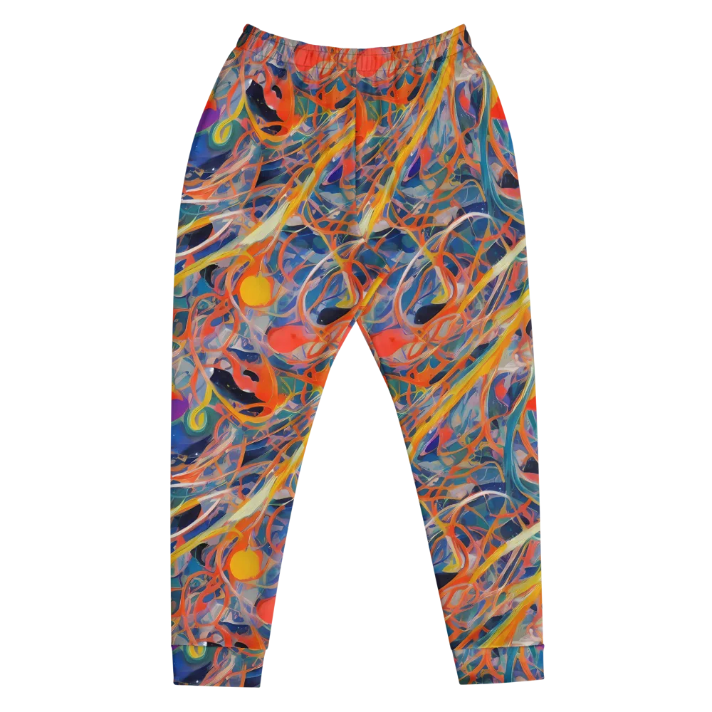 Vivid Tangle on Men's Joggers — Front
