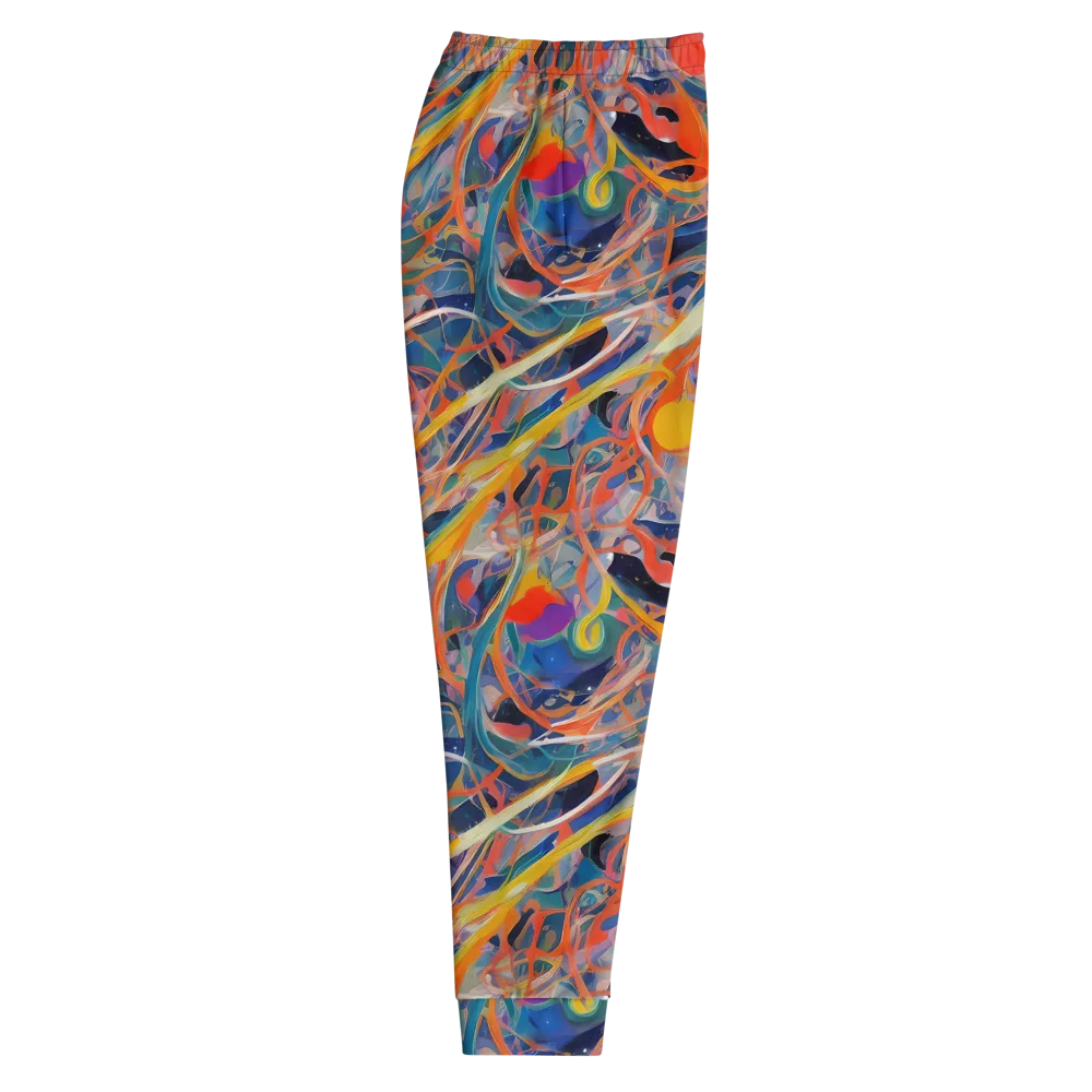 Vivid Tangle on Men's Joggers — Right