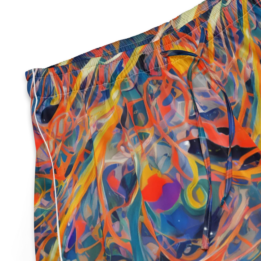 Vivid Tangle on Women's Pajama Shorts — Product details