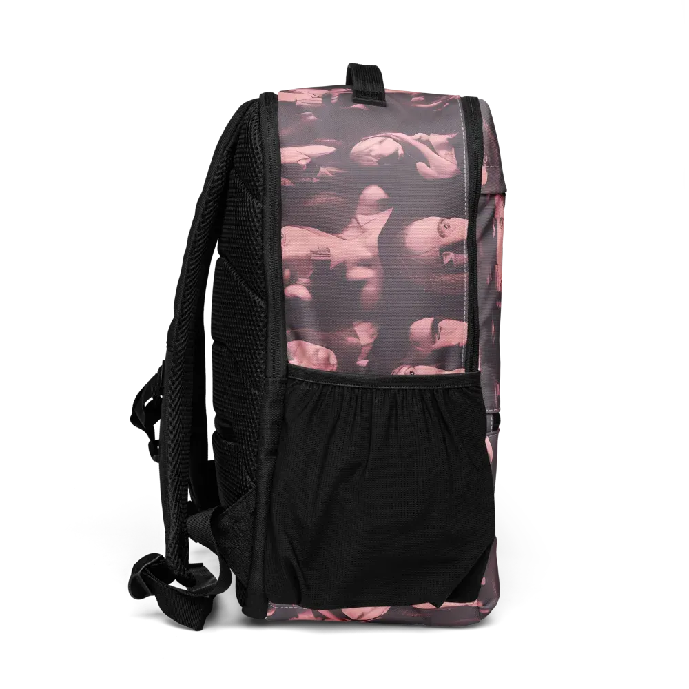 Portrait Whispers on Utility Backpack — Right