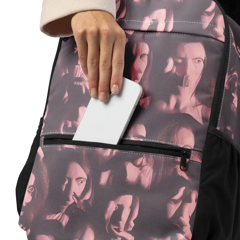 Portrait Whispers on Utility Backpack — Product details