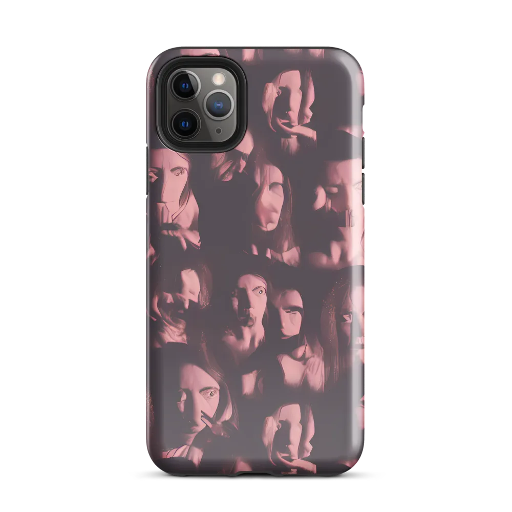Portrait Whispers on Tough Case for iPhone® — Front