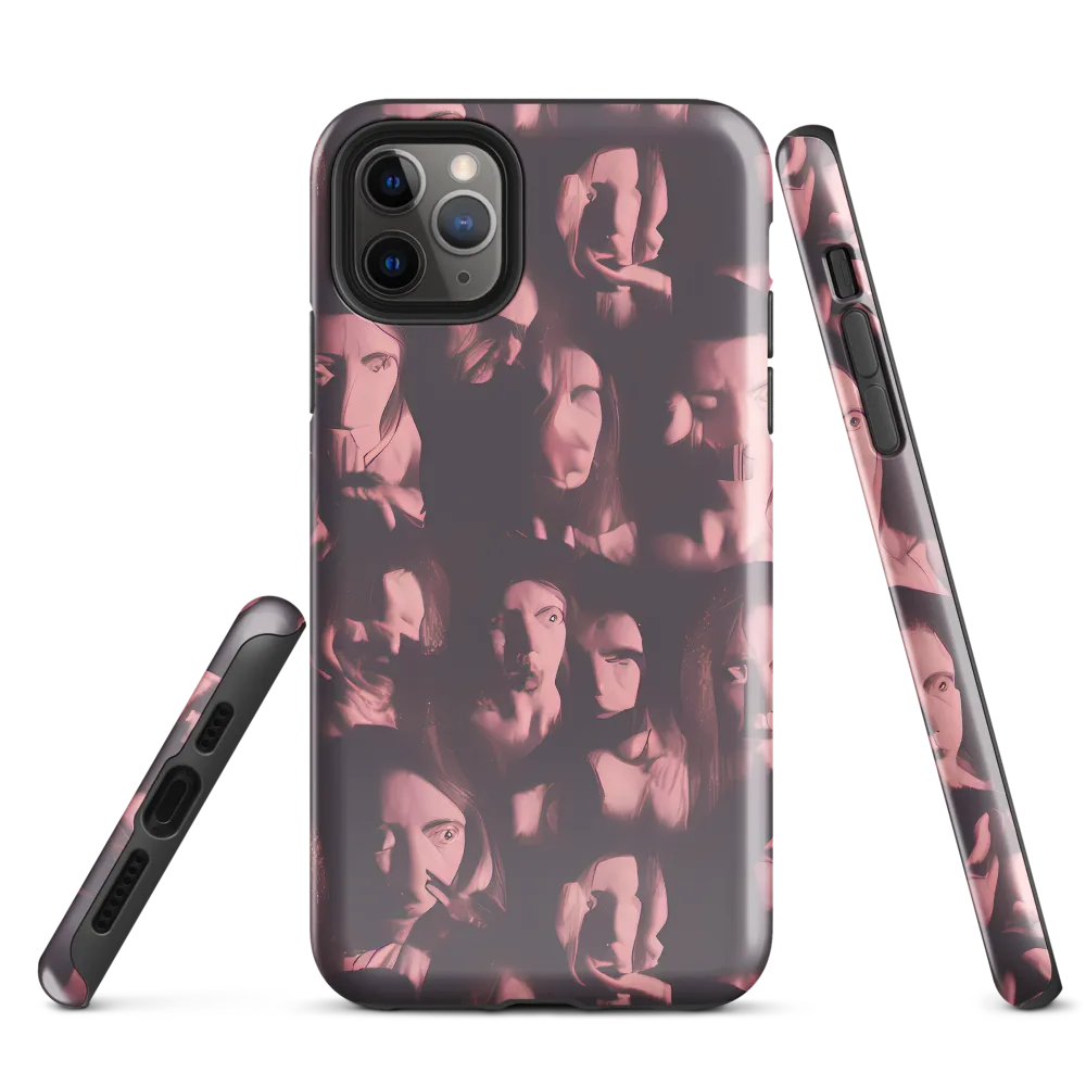 Portrait Whispers on Tough Case for iPhone® — Front