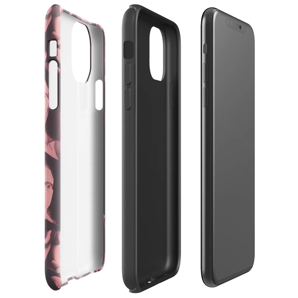 Portrait Whispers on Tough Case for iPhone® — Right