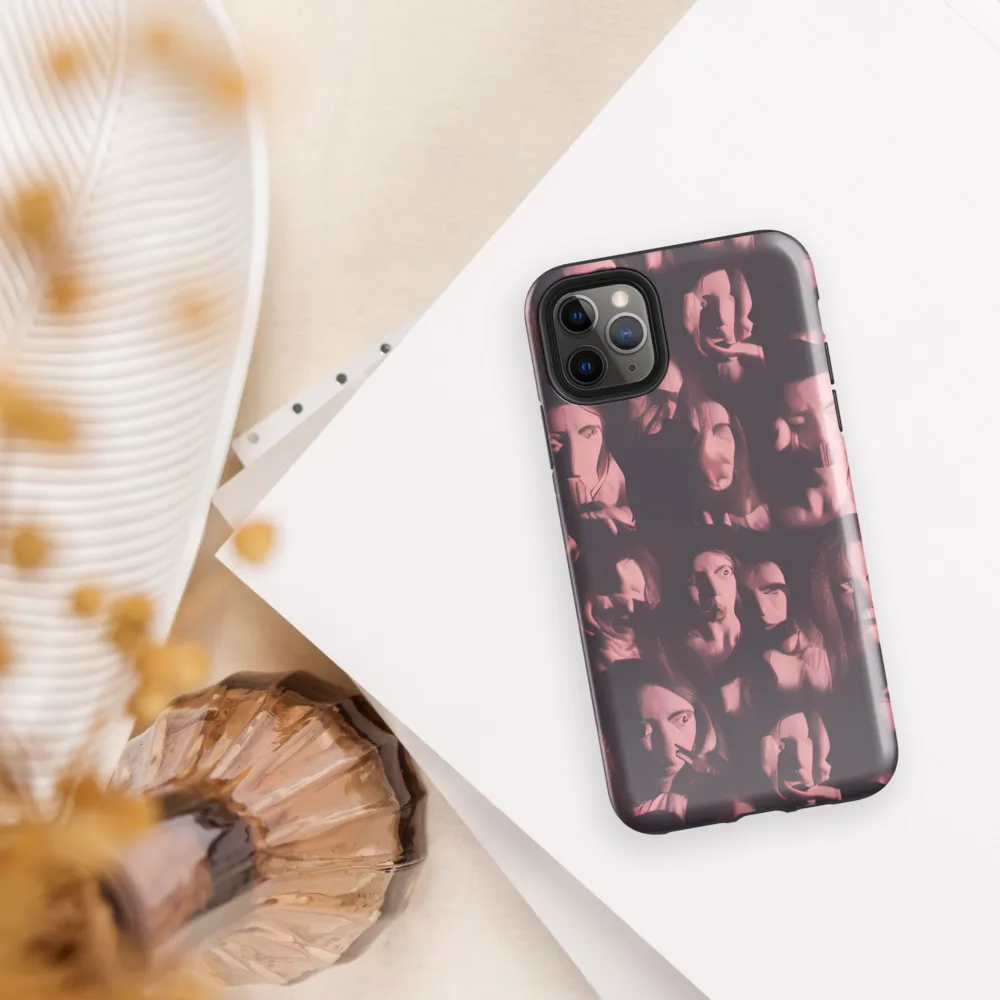 Portrait Whispers on Tough Case for iPhone® — Front