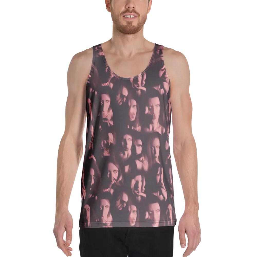 Portrait Whispers on Men's Tank Top — Front