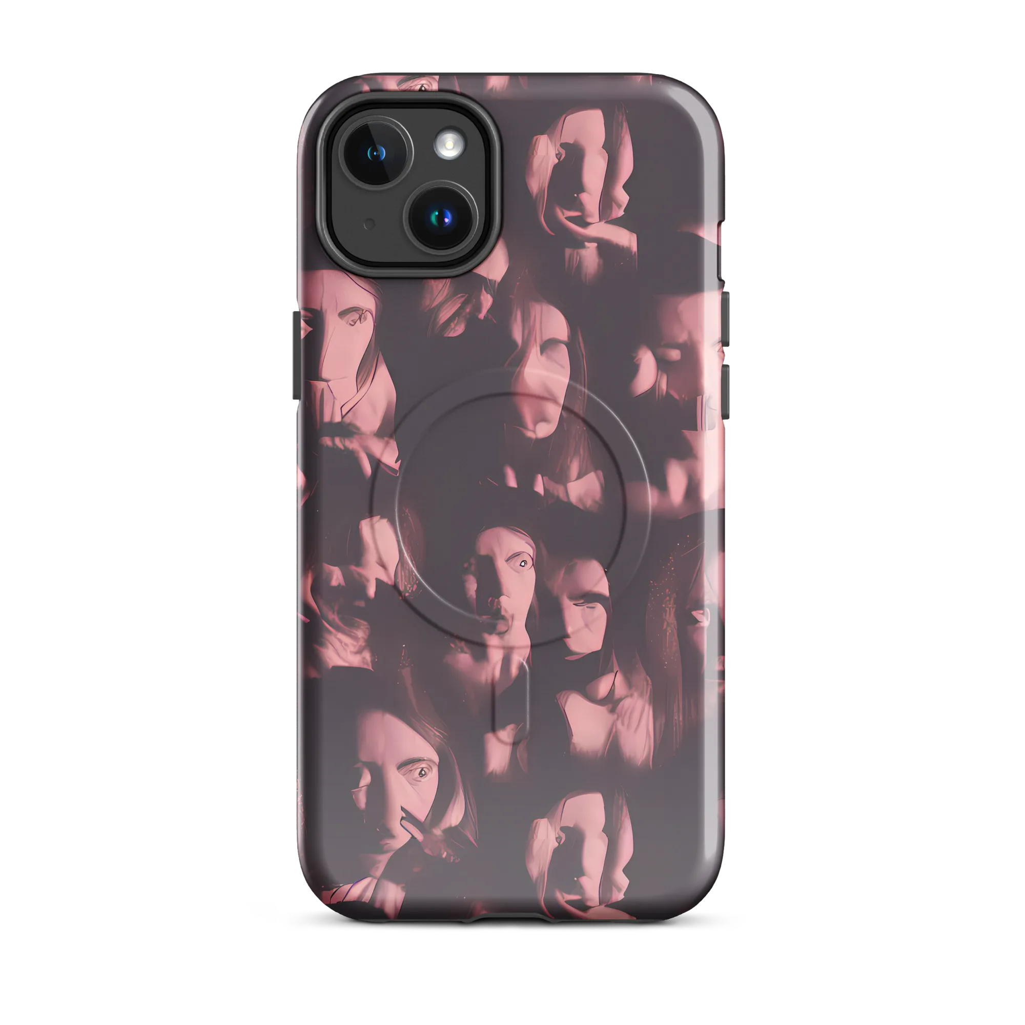 Portrait Whispers on MagSafe Tough Case for iPhone® — Front