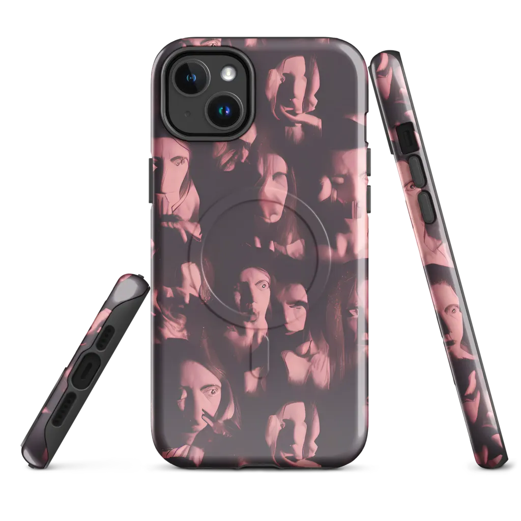 Portrait Whispers on MagSafe Tough Case for iPhone® — Front