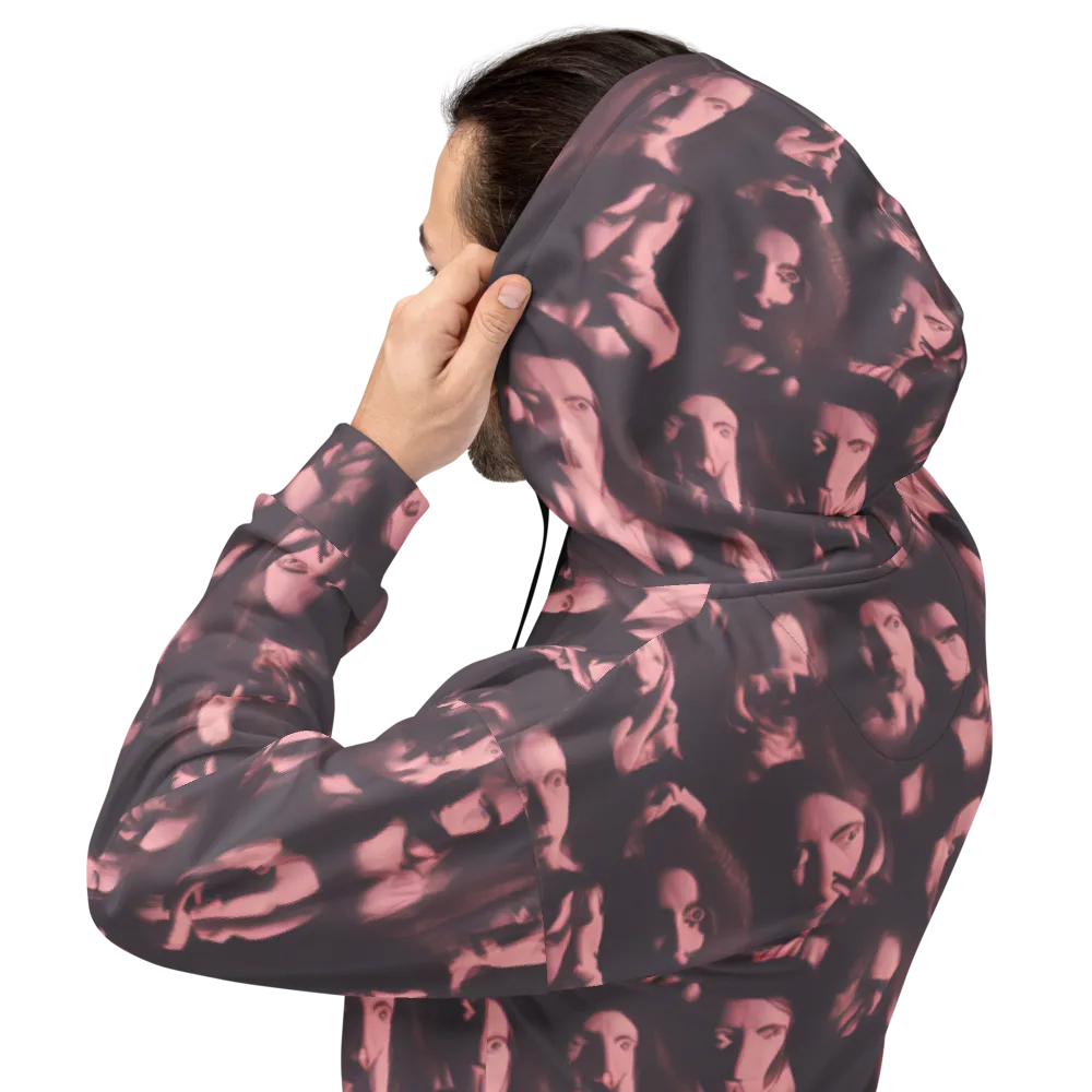 Portrait Whispers on Hoodie — Back