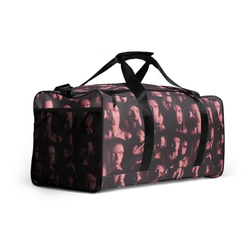 Portrait Whispers on a Duffle Bag