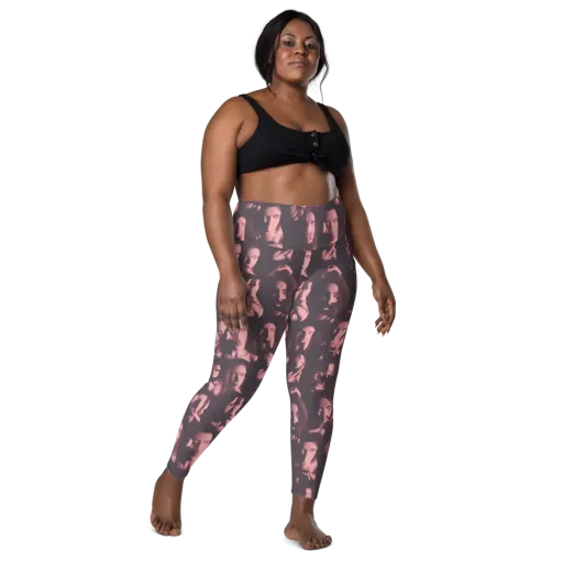 Portrait Whispers on a Leggings with Pockets