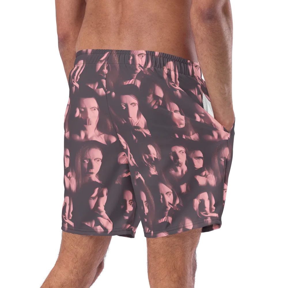 Portrait Whispers on Swim Trunks — Right Back