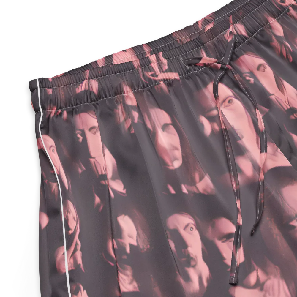 Portrait Whispers on Women's Pajama Shorts — Product details