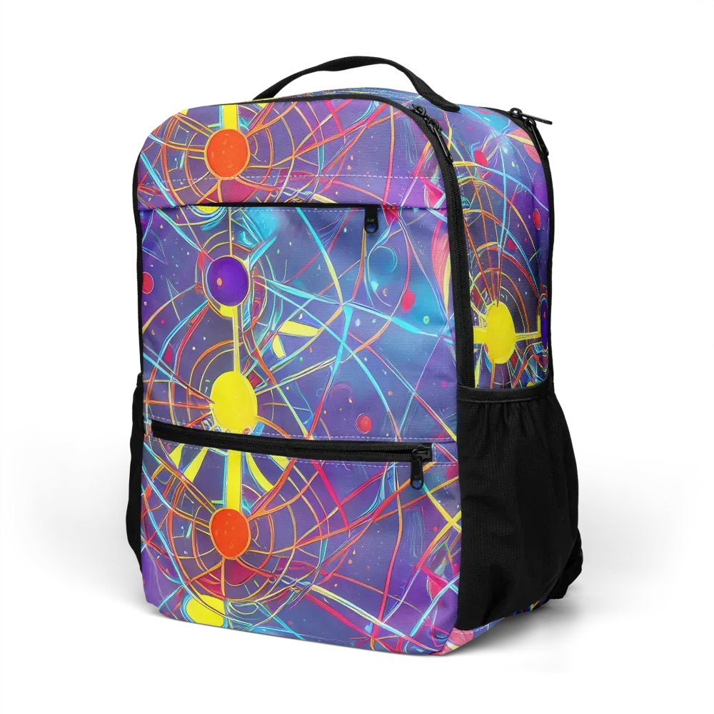 Quantum Lattice on Utility Backpack — Left Front