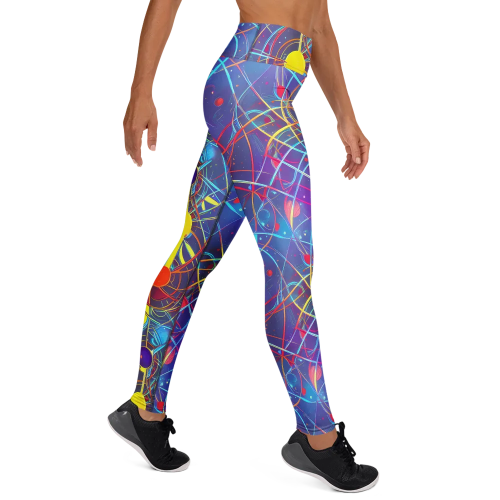 Quantum Lattice on Yoga Leggings — Right