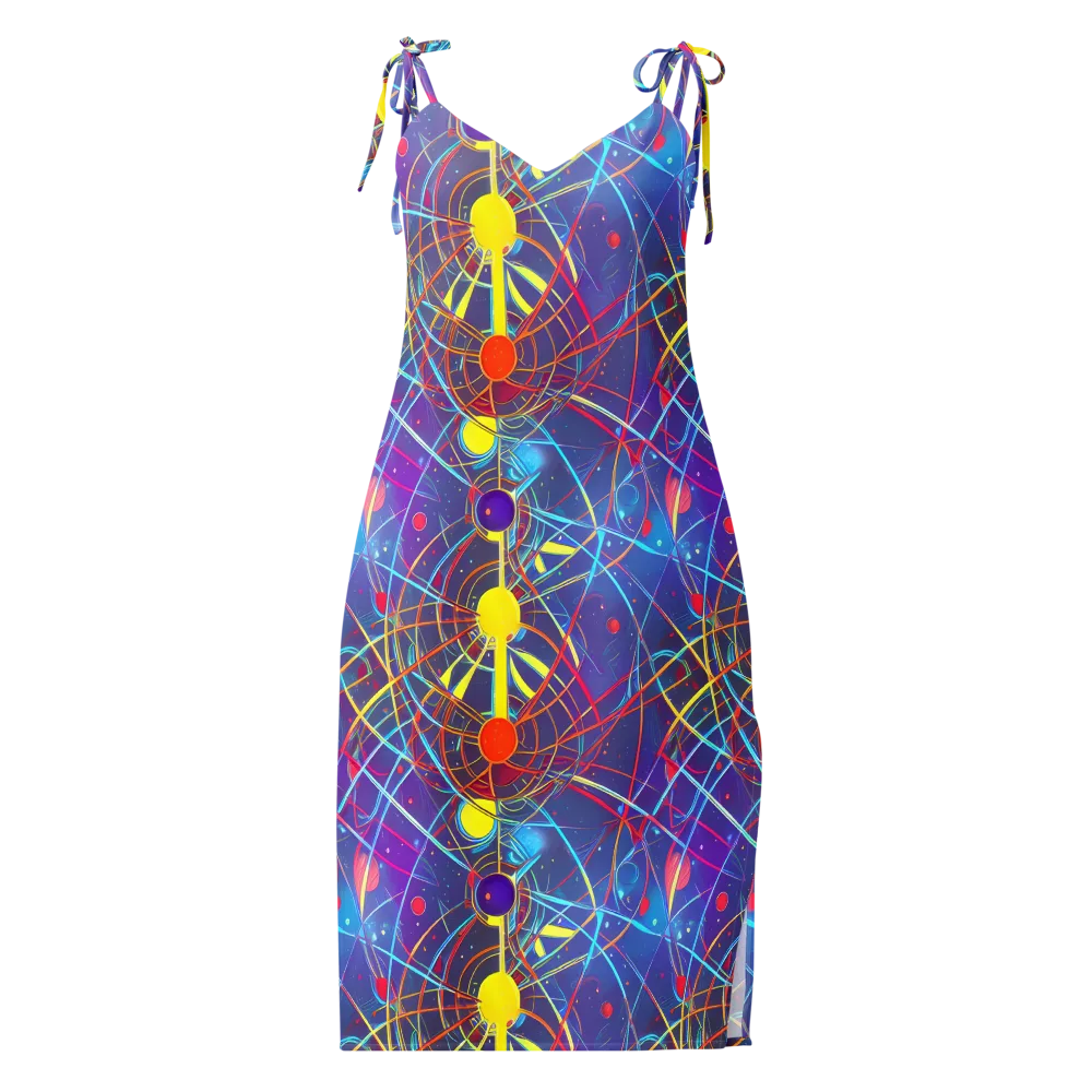 Quantum Lattice on Slip Dress — Front