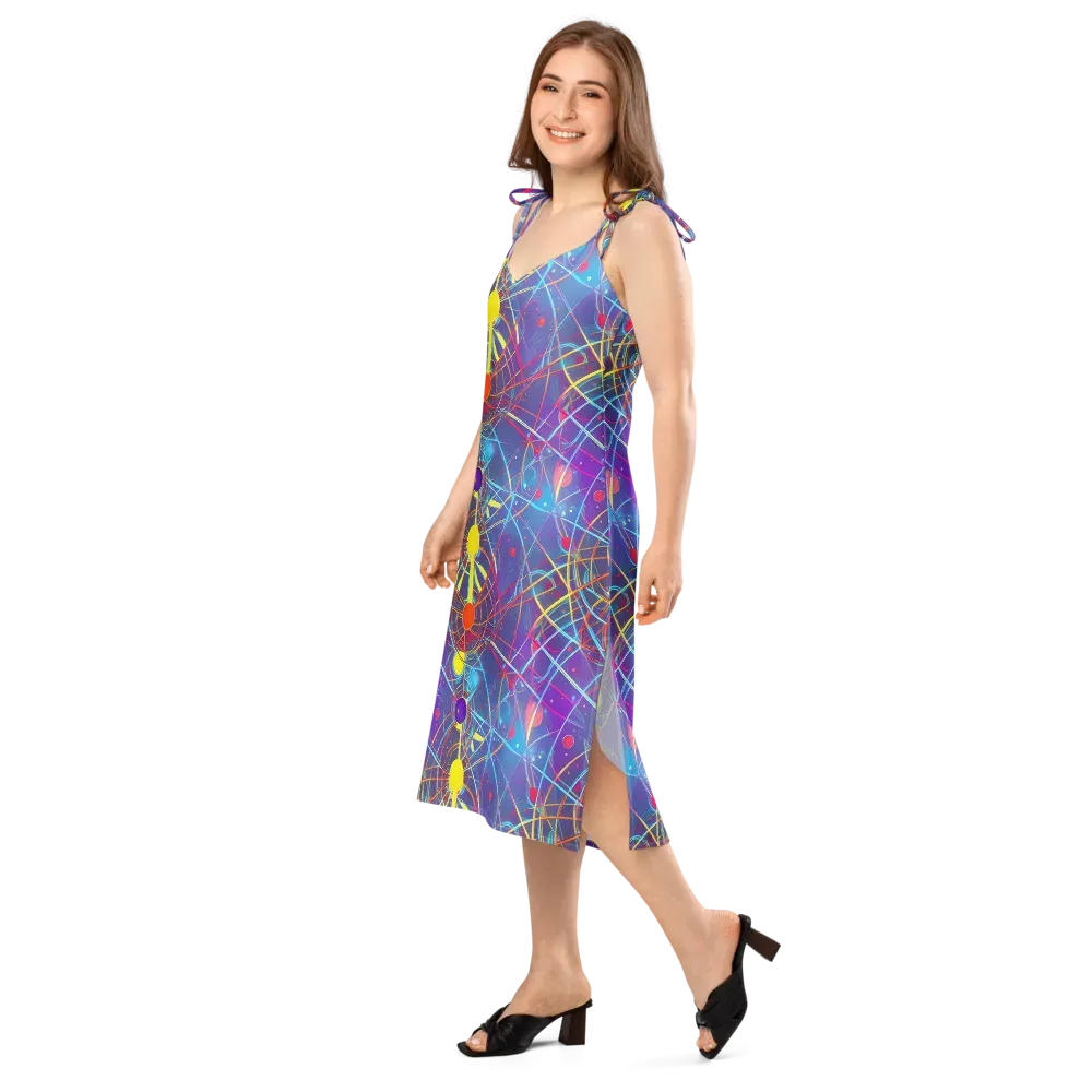 Quantum Lattice on Slip Dress — Left Front