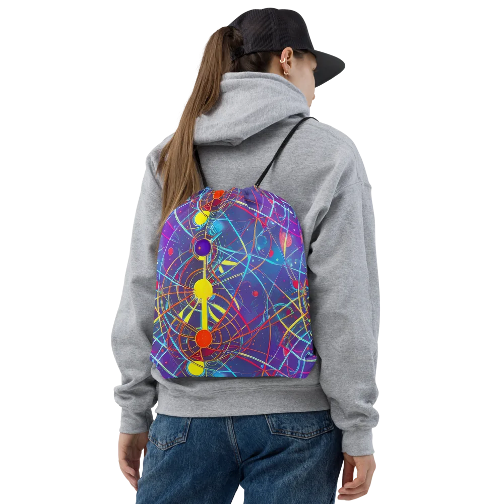 Quantum Lattice on Drawstring Bag — Front