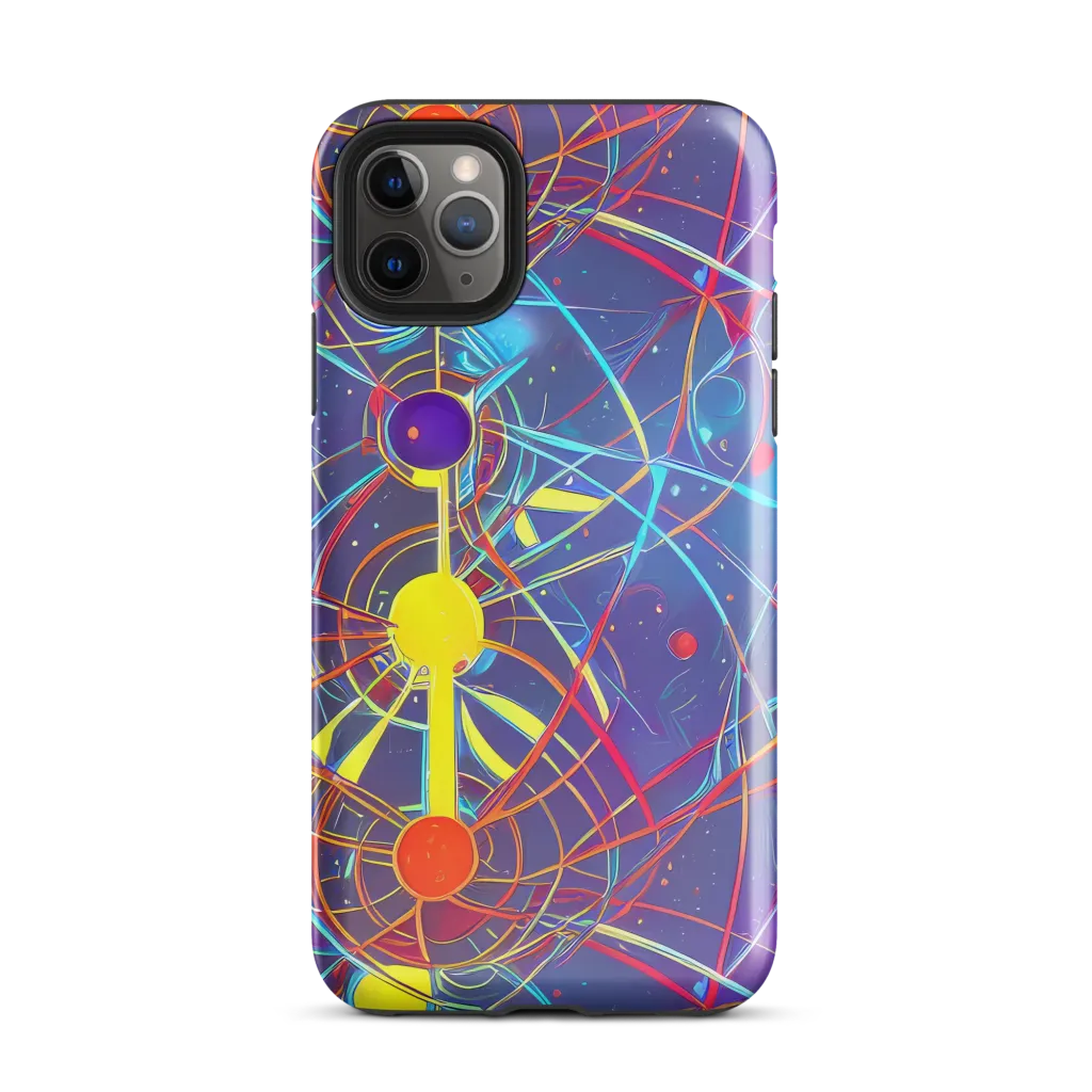 Quantum Lattice on Tough Case for iPhone® — Front
