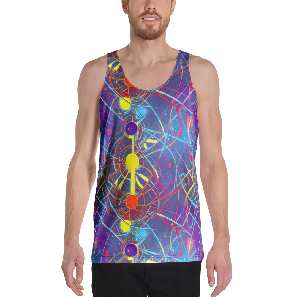 Quantum Lattice on Men's Tank Top — Front