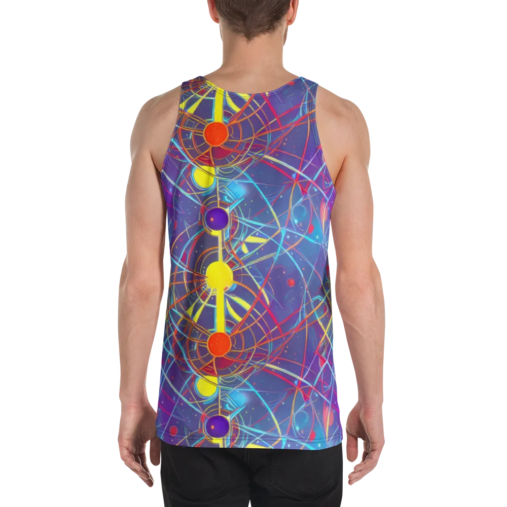 Quantum Lattice on Men's Tank Top — Back