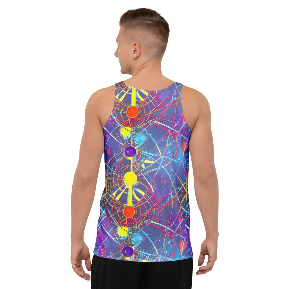 Quantum Lattice on Men's Tank Top — Back