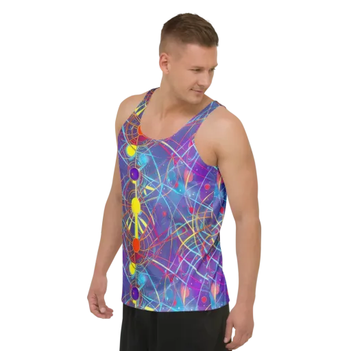 Quantum Lattice on a Men's Tank Top