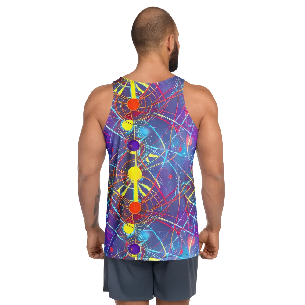 Quantum Lattice on Men's Tank Top — Back