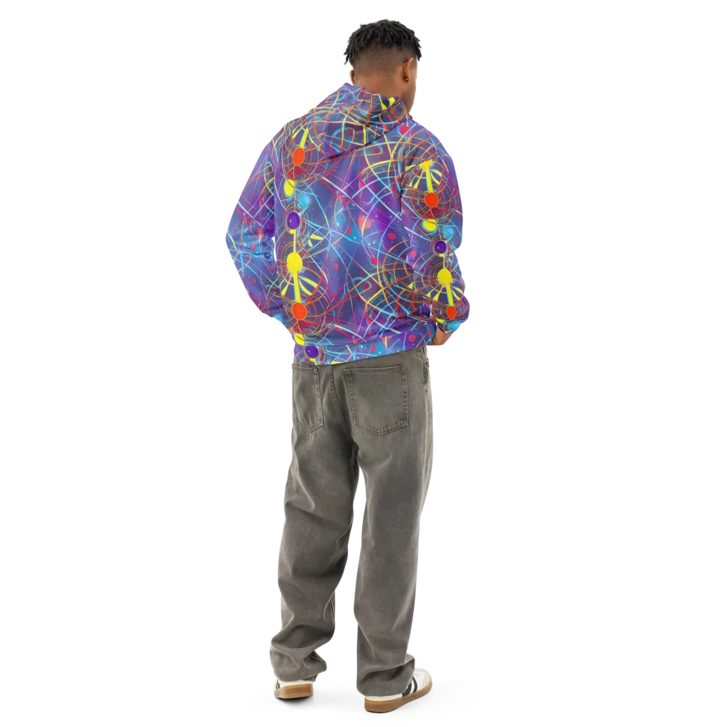 Quantum Lattice on Cotton Hoodie — Back