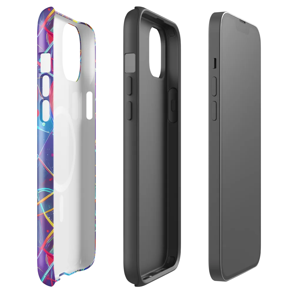 Quantum Lattice on MagSafe Tough Case for iPhone® — Front