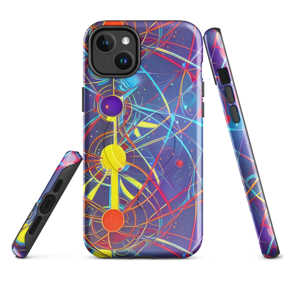 Quantum Lattice on MagSafe Tough Case for iPhone® — Front