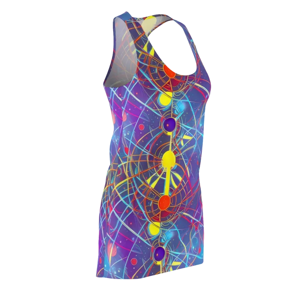 Quantum Lattice on Racerback Dress — Front Side