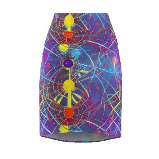 Quantum Lattice on a Pencil Skirt