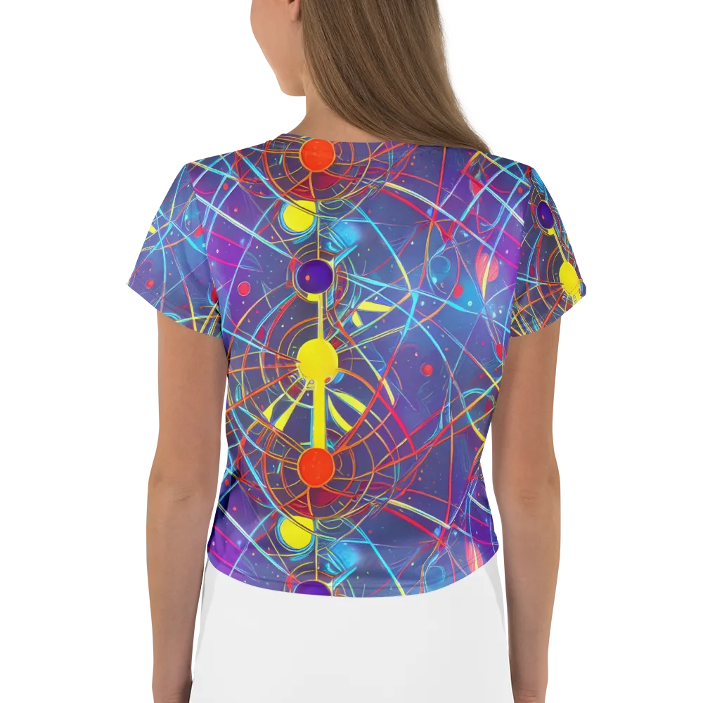 Quantum Lattice on Crop Tee — Back