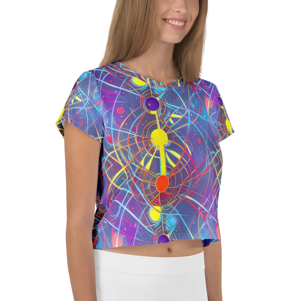 Quantum Lattice on Crop Tee — Right