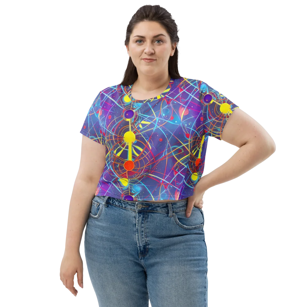 Quantum Lattice on Crop Tee — Front