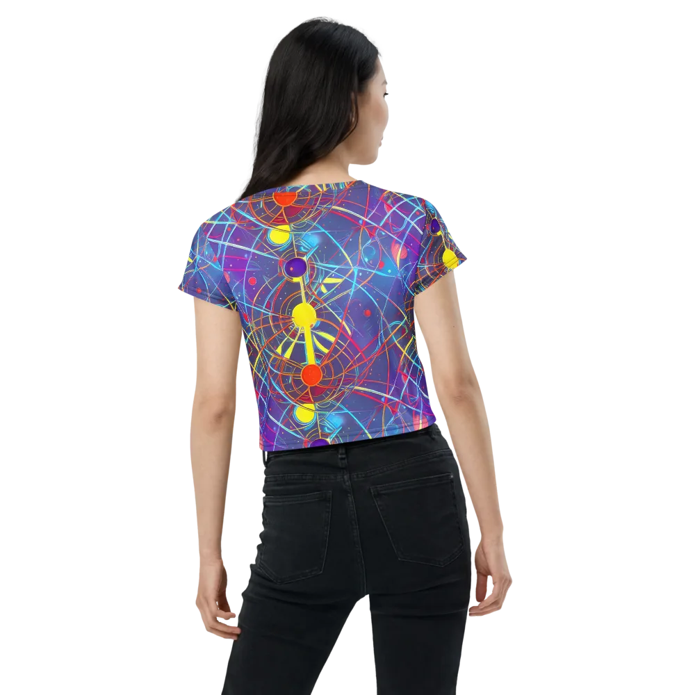 Quantum Lattice on Crop Tee — Back