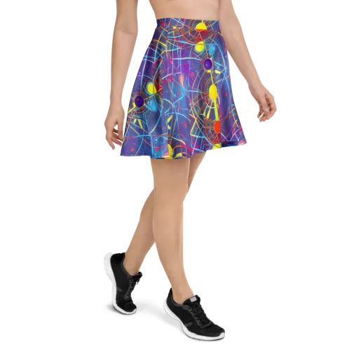 Quantum Lattice on a Skater Skirt